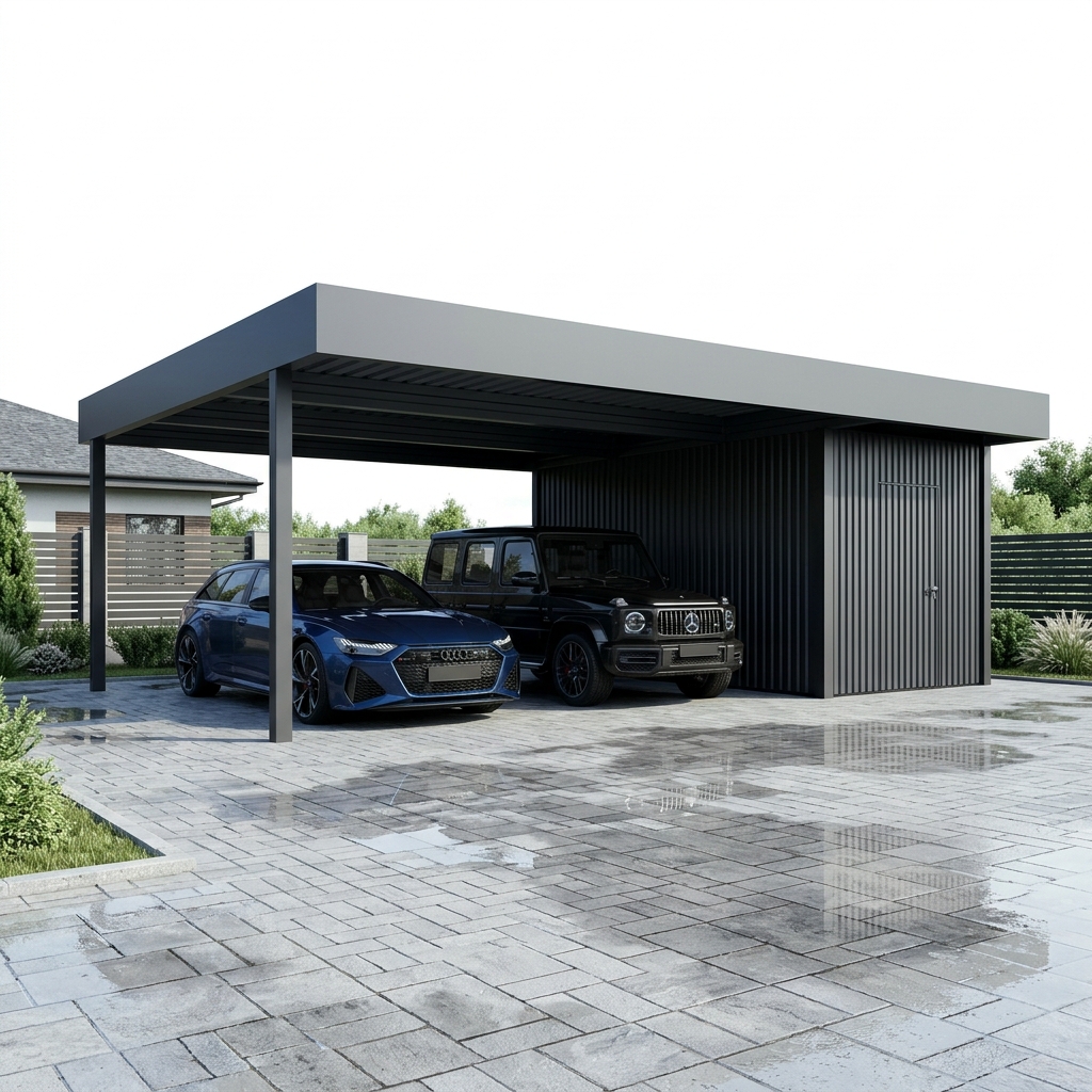 CARPORT STORAGE – С обособено помещение